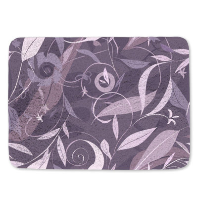 Tapis de bain en microfibre / microsuède Hannegan