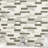 Alurex Interlocking 12 in. x 12 in. Glass Stone Blend Mosaic Wall Tile