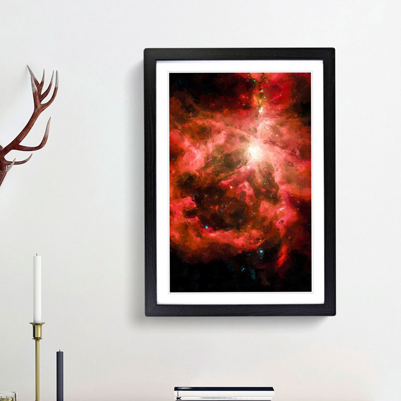 Universe in Abstract Vol.3 - Picture Frame Graphic Art Print, Black Framed, 48cm H x 36cm W x 2cm D