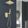 1-Spray Patterns 16 In. Ceiling Mount Dual Fixed And Handheld Shower Head 2.5 GPM