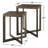 Tulane Solid Wood Top End Table Set-1838034483