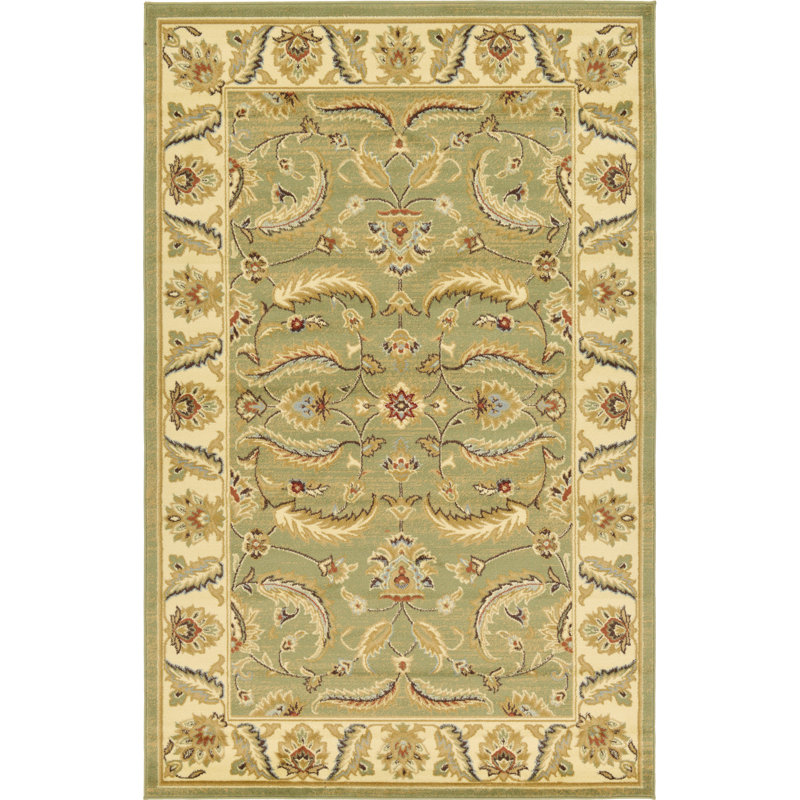 Niles Floral Indoor Rug, Rectangle 5'3" x 8'