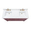 Meuble-lavabo double 60 po Alana-117807213