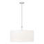 Luminaire suspendu 1 lumière Linden en nickel brossé 24 pouces-123223132