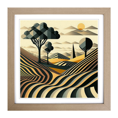 Landscape Op - Framed Print