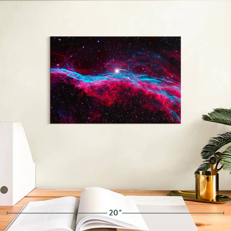 Oberle The Veil Nebula, 8" H x 12" W
