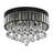 Dameion 6-Light Crystal Ceiling Lamp Flush Mount