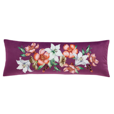 Bridgerton By Catherine Lansfield Sparkle Within Soft Touch 30x80cm Cushion Purple