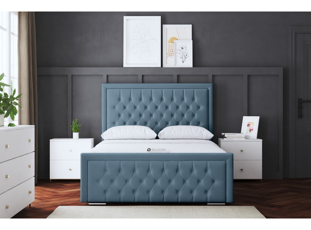 Allegra Upholstered Ottoman Bed with Headboard