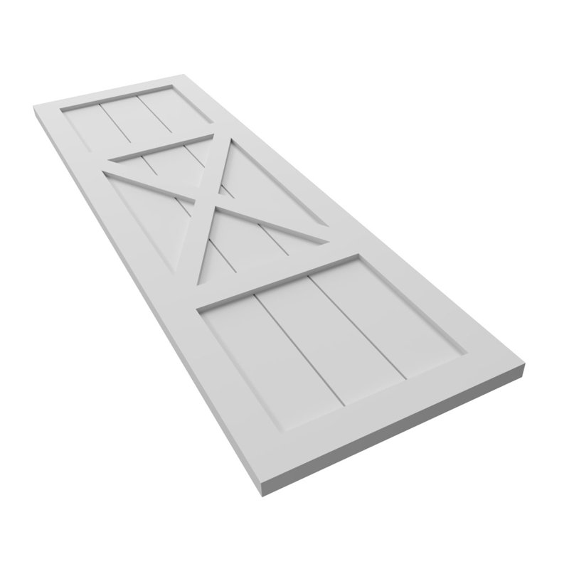Volets de ferme EnduraCore, Blanc, L 12 po, H 39 po