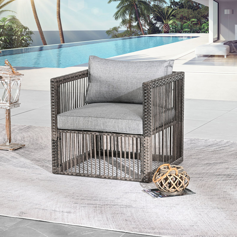 Chaise longue de patio avec coussins Avebury