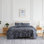 Secret Meadow Microfiber Reversible Quilt Set