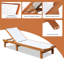 Chaise longue inclinable 79 po