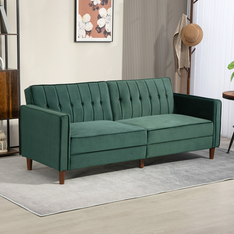 Aemillio 2 Seater Velvet Sofa Bed