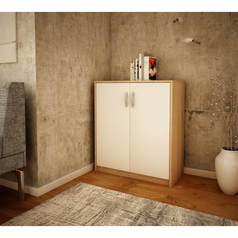 74cm Sideboard, Sonoma/White