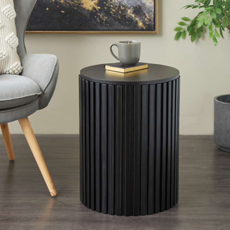 Table d'appoint Cole and Grey, Noir, noir, noir, noir