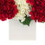 Hydrangeas in Square Ceramic Pot