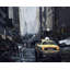 Napperon en polyester gris foncé New York - Décoration intérieure