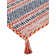 Azizi Striped Hand Woven Cotton Orange Rug