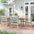 Aleha 6 - Person Acacia Patio Dining Set with Rectangular Table-1698158967