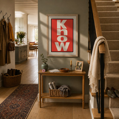 Know Typography - Framed Print