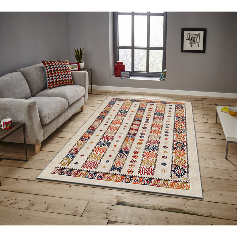 Luxurious Area Rug, 100% Polyester, 5.9 x 9.2 Feet | 740 g/m² Weight, Non-Slip Felt Dot Underside, Easy Clean Velvet Fabric, 0.08 in Pile Height | Machine Washable, Perfect for Living Room & Bedroom Décor