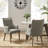Celil Farmhouse 19.5'' H Upholstered Back Arm Chair With Solid Wood Legs-102506890-102506893