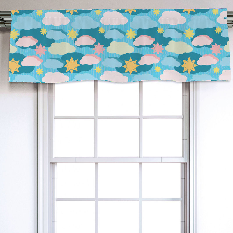 Sateen Ruffled Window Valance