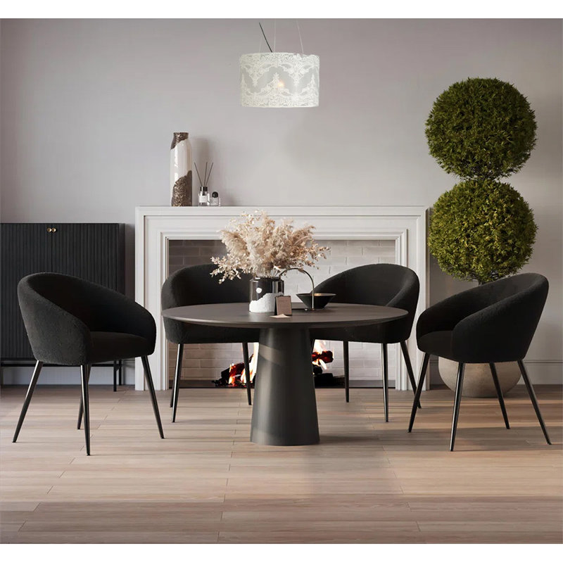 Lustre transitionnel en chrome 3 lumières avec abat-jour blanc