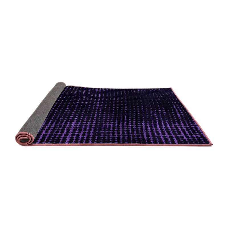 Armond Checkered Indoor Rug, Round 3'