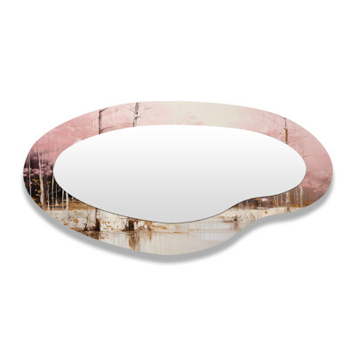 Minimalisme Gold Forest I - Foret 3D