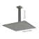 1-Spray Patterns With 2.5 GPM 9.84 In. Ceiling Mount Fixed Shower Head In Brushed Nickel
