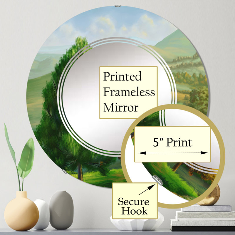 Miroir de salle de bain sans cadre, 24 po x 24 po