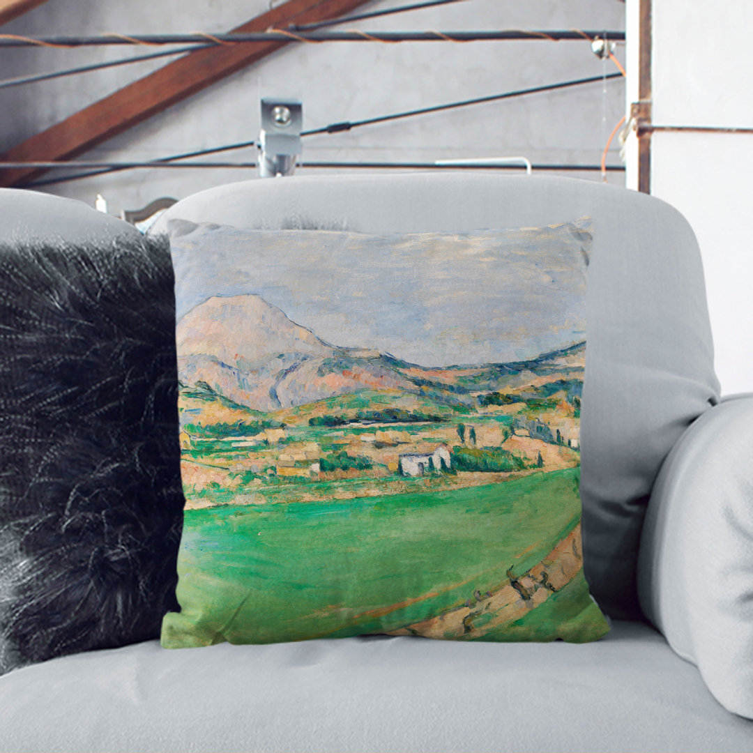 Toward Mont Sainte-Victoire Scatter Cushion with Filling