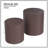Weitzman Faux Wood Round Nesting Side Tables
