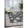 Tapis oriental gris anthracite Lamarche