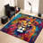 Floral Symphony Non-Woven Soft Printed Rug Featuring Exquisite Artistry in a Bold and Bright Color Palette-114329721