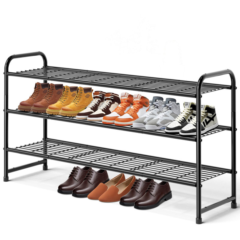 Range-chaussures 24 paires, Noir