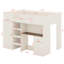 Lit mezzanine double avec tiroirs Jayon Kids