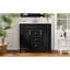 De meuble-lavabo contemporain avec lavabo simple avec armoire de rangement, 2 portes à fermeture douce et 2 tiroirs