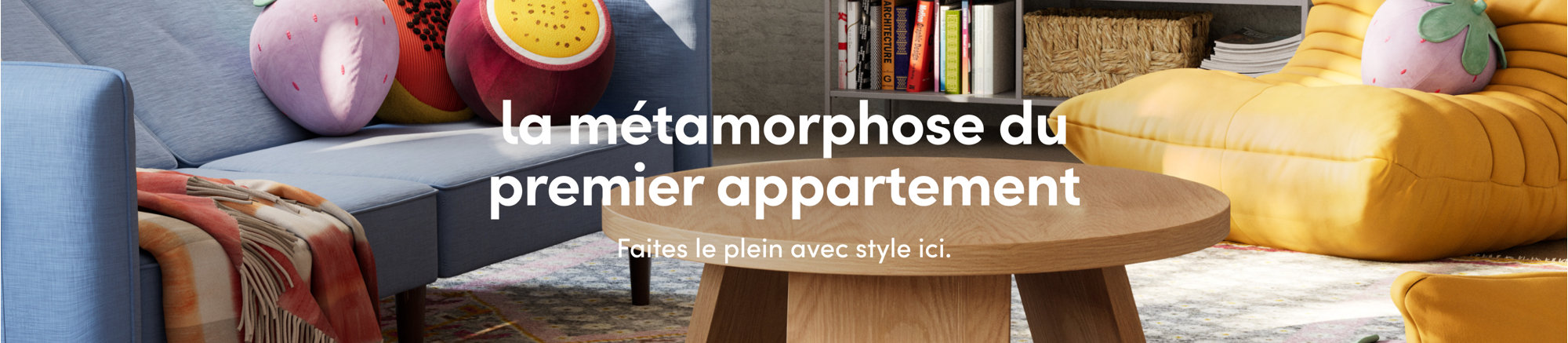 la metamorphose du premier appartement