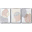 Pastel Shifting Spheres I, ensemble de 3 toiles encadrées sur toile-1572465519-1572465504