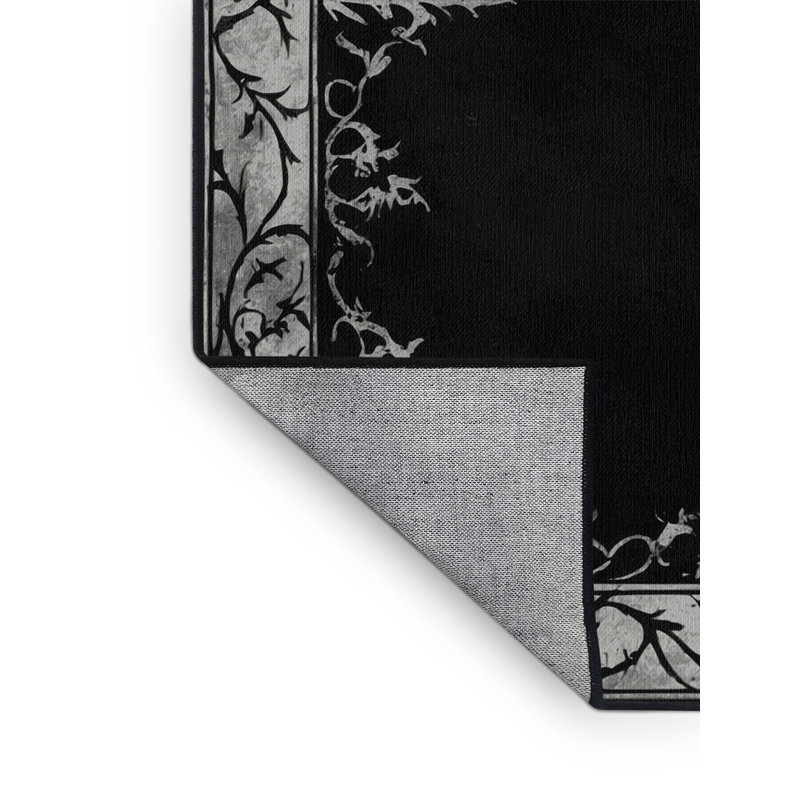 Starry Noir Rug, Round 8'