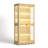 5-Tier Glass Curio Cabinet with LED Lighting-2101799804