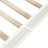 Twin Size Wood Daybed With Twin Size Trundle (White)