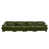 Velours vert olive
