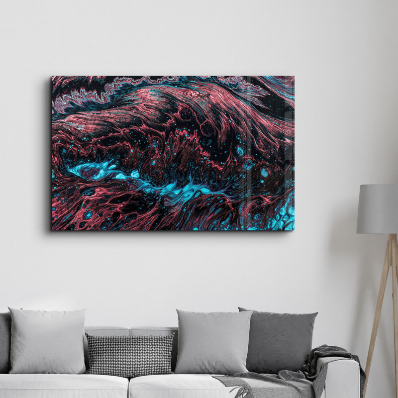 Peinture décorative en verre trempé