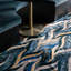 Tapis unique en cuir de vache-351639369