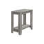 Table d'appoint, côté, bout, table de chevet, lampe, salon, chambre à coucher, contemporain, moderne