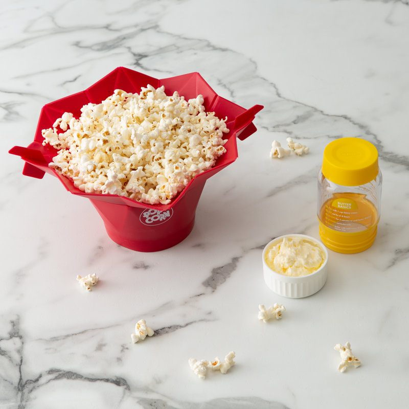 Chef'n Poptop Microwave Popcorn Popper, Popcorn Boxes, Bags & Bowls